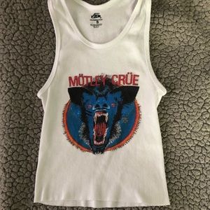 Motley Crue crop band tank